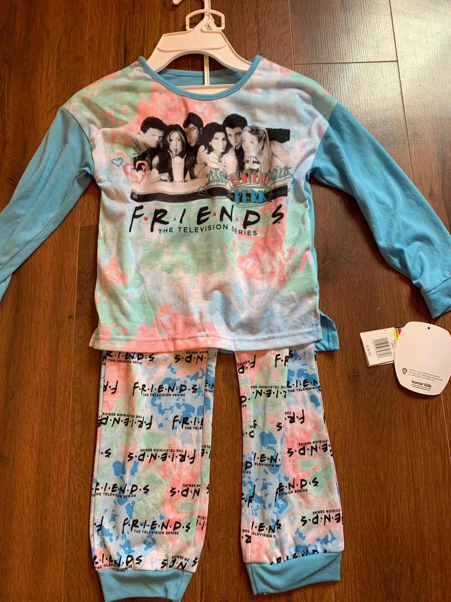 NWT Girls 2 Pc Pajamas Set Sz 6 Friends The Television TV Series PJ s MSRP 38