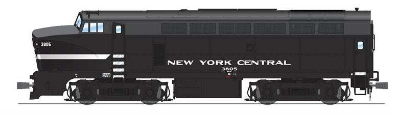 BLI 7696 HO Scale Baldwin RF-16 A/B Set Sharknose Diesel New York