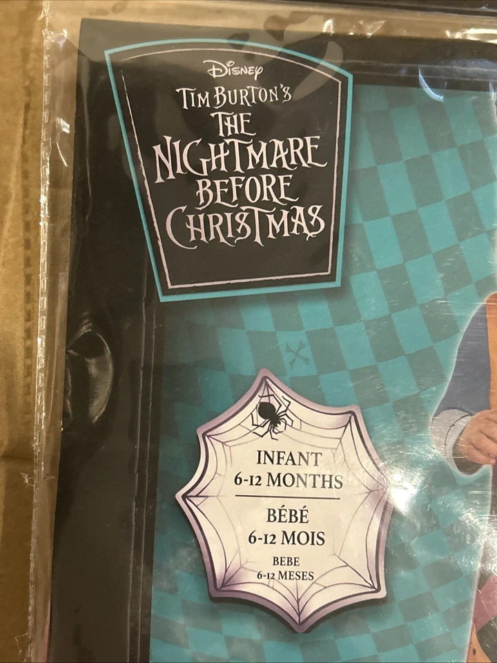 NEW The Nightmare Before Christmas Dress Up Sally Costume 6-12 Months Baby Foto 4 de 4