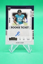 2021 Contenders Rookie Ticket #241 Jalen Camp Auto Houston Texans BG6