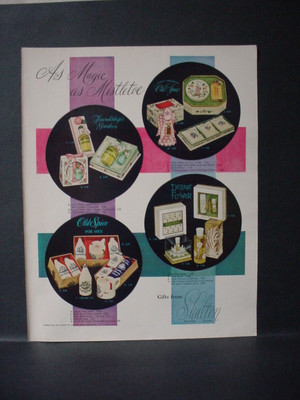 1952 Shulton Old Spice Toiletrie Cologne After Shave Perfume VTG Print Ad 11546