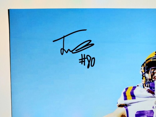 Foto firmada por Jack Bech 11x14 LSU Tigers (Holo Bas Beckett) automática - Imagen 3 de 4