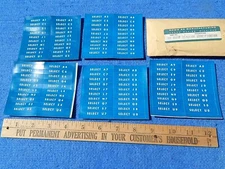 Rowe AMI JAL JEL Record Selection Identification Kit 300-65032