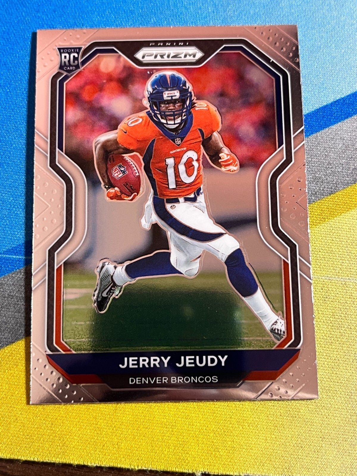 2020 Prizm Football JERRY JEUDY Denver Broncos Rookie #314