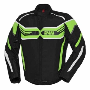 Ixs RS-400-ST Sport Motorcycle Jacket Mens Black Green White