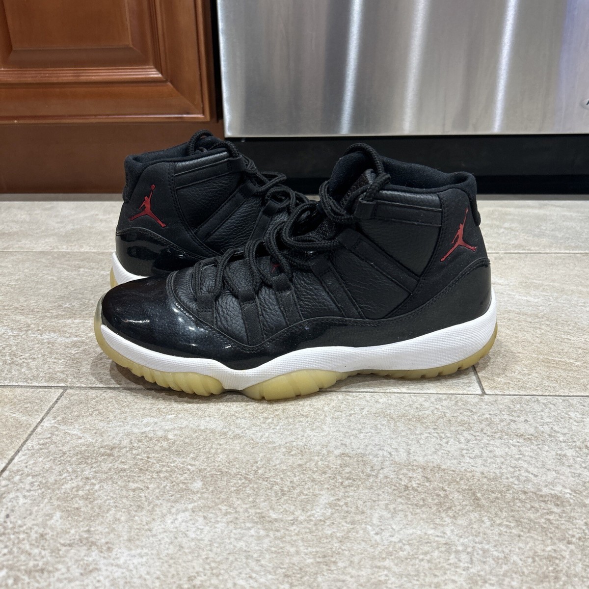 Air Jordan 11 Retro 72-10 Size 10.5 Black Red 888410241011| eBay
