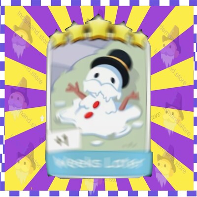 '' Weeks Later '' Sticker Card for Mono'GO 5 Stars CHEAPEST & FAST DELIVERY 
