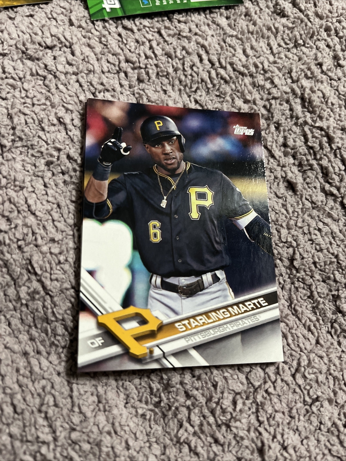 2017 Topps Series 1 Baseball Card #58 Starling Marte Pittsburgh Pirates