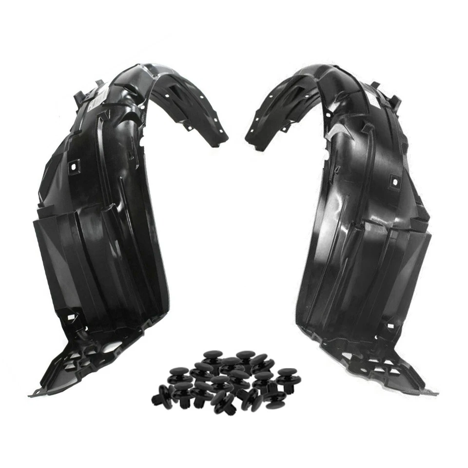 Juego de forro de guardabarros del lado del conductor y del pasajero con clips para Honda Insight 2010-2011 Foto 2 de 4