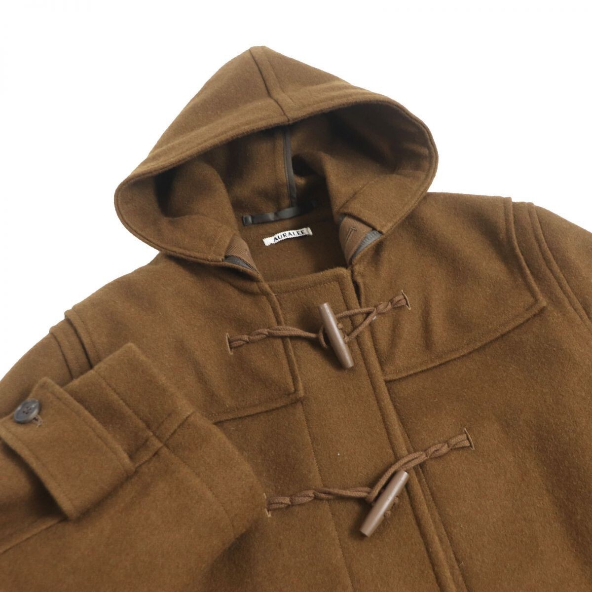 AURALEE 】AURALEE A8AC01HM Hard Melton Toggle Button Duffle