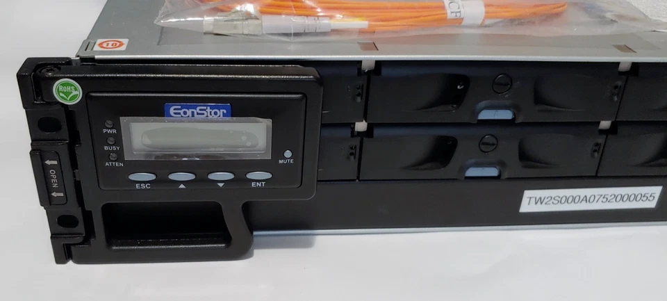 NEW - Infortrend EonStor A12f / A08F - G2422 ( W/ CD , Cables & Manuals as shown - Image 3 of 4