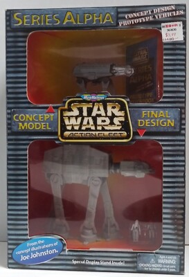Star Wars 1996 galoob SERIES ALPHA  Action Fleet boxed '' Imperial AT-AT '' MIB