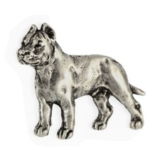 Cane Corso (body), silver covered pin, high qauality Art Dog UK