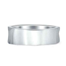 Berber Rings Vintage Style Oxidized Band Stackable Ring 925 Sterling Silver 6mm