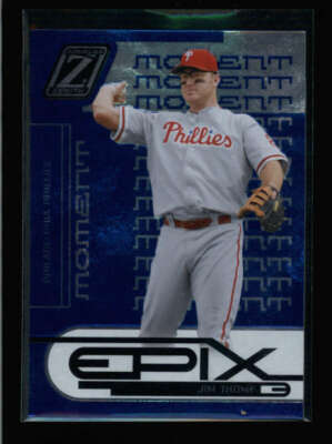 JIM THOME 2005 DONRUSS ZENITH #E-10 EPIX MOMENT BLUE #090/150 AY5305
