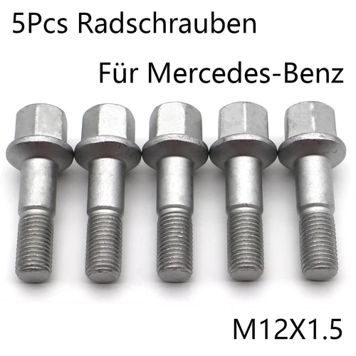 5pc 0009904807 For Mercedes-Benz C124 W124 S124 W201 Car Wheel Lug Bolts M12X1.5 - Bild 11 von 12