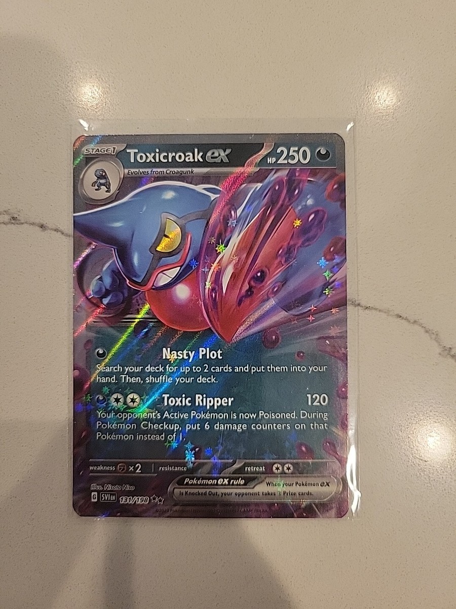 Toxicroak EX 131/198 Pokemon Scarlet and Violet NM Toxicroak EX 131/198 Pokemon Scarlet and Violet NM