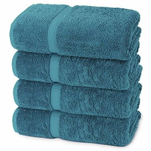 Extra Towels Soft Bath Towels, Set 4, 100% Turkish Cotton ...
