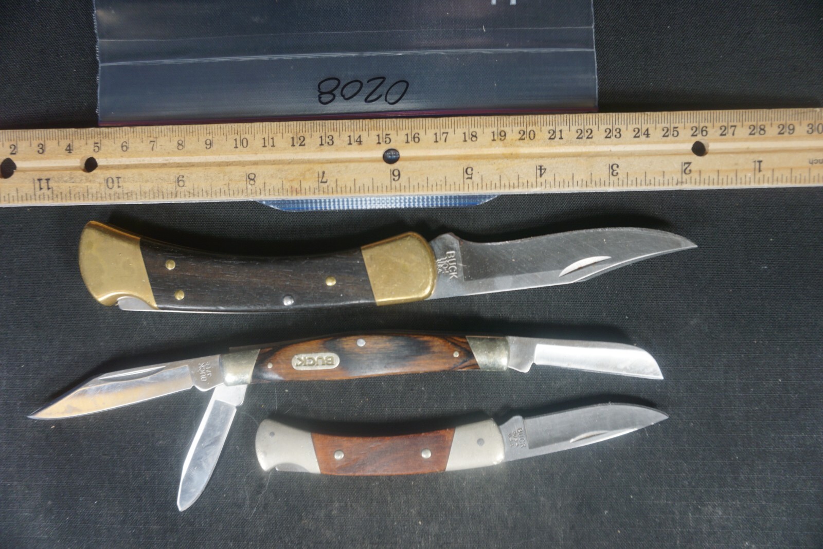 0208 Three Buck pocket knives eBay