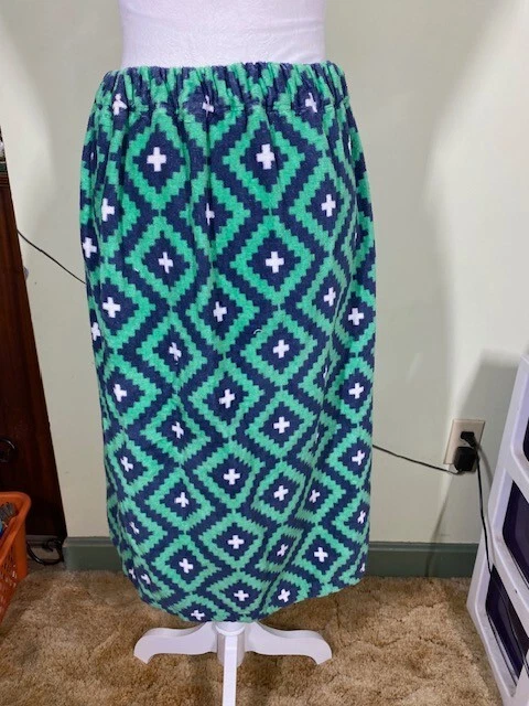 Traje de baño envolvente de tela de rizo Xhilaration falda de encubrimiento cintura elástica geométrica OSFM Foto 4 de 4