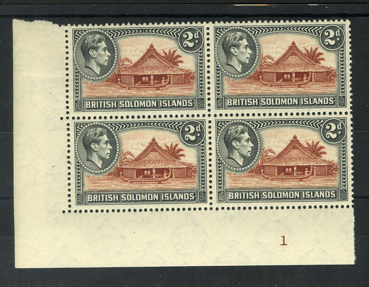 M6086 British Solomon Islands/Solomon islands 1939 SG63 2d orange