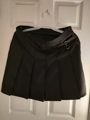 French Toast Skirt Skorts Juniors Size Plus Black Pleated
