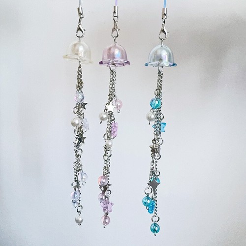 Sweet Jellyfish Mobile Phone Chains Star Tassel Pendant Phone Lanyard Pendant - 第 1/11 張圖片