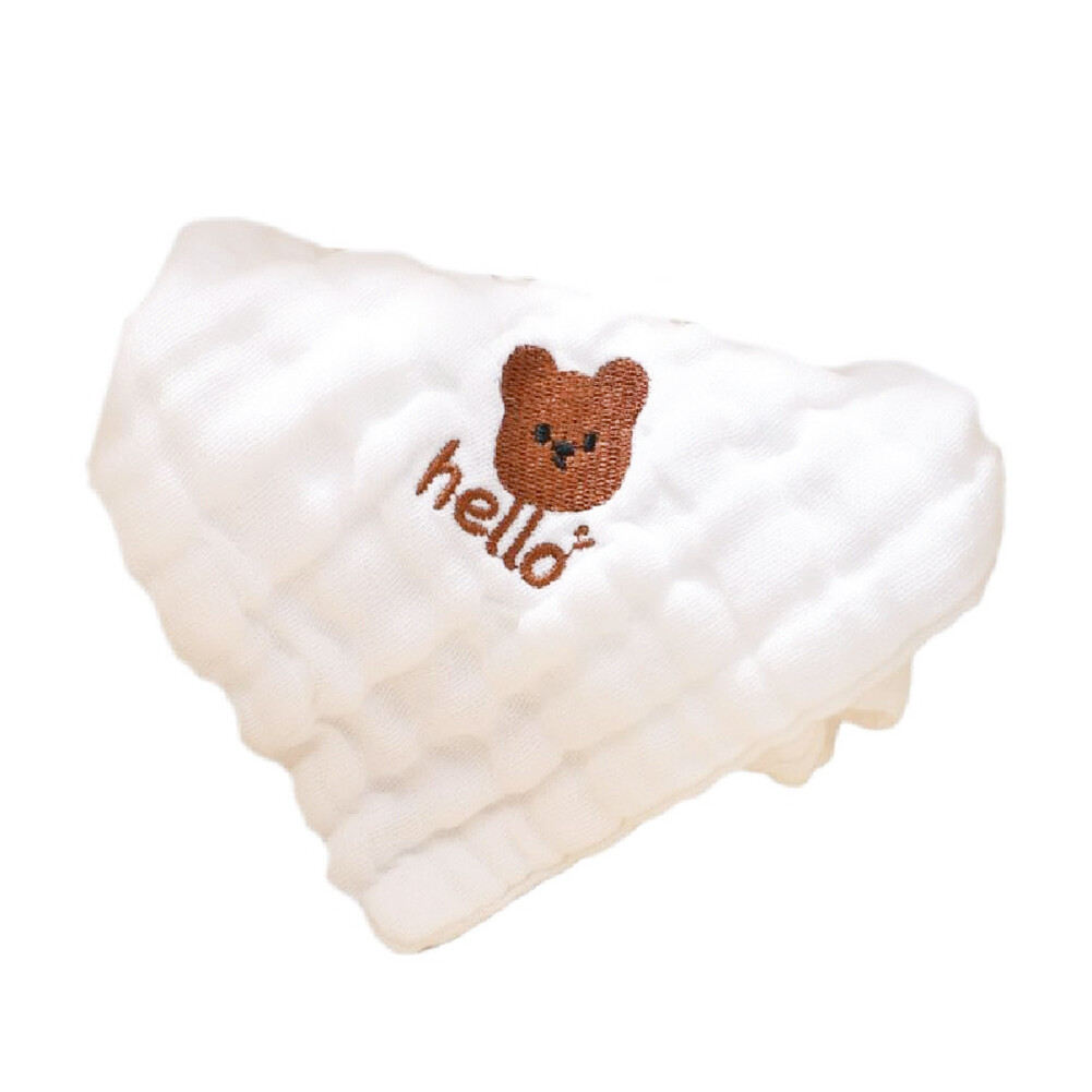 Newborn Soft Handkerchief Infant Cartoon Cotton Feeding Towel Bibs Saliva BurpWW - Picture 14 of 15