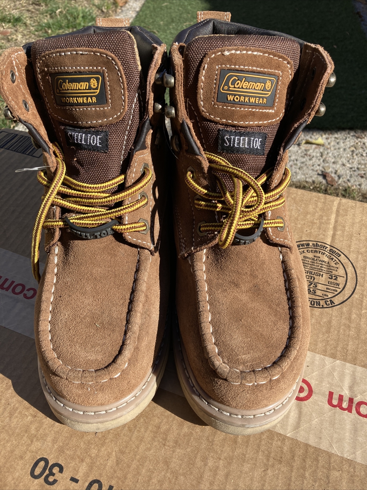 coleman paver st work boots