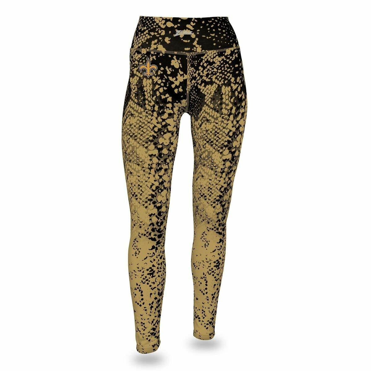Женские леггинсы Zubaz NFL с логотипом Zubaz New Orleans Saints