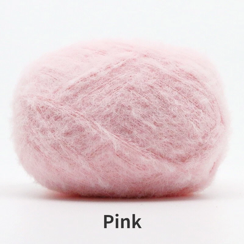 200G Faux Wool Felt Yarn Fluffy Knitting DIY Doll Craft Accessory Material - Image 4 of 4