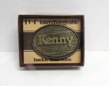 Vintage Oden Belt Buckle - KENNY - VGUC