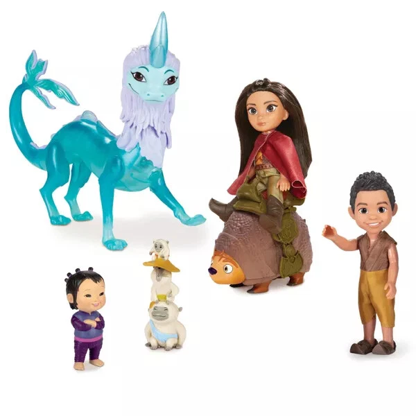 Disney Raya y el Último Dragón Personaje Muñeca Pequeña Raya y Amigos Set de Regalo Foto 3 de 4