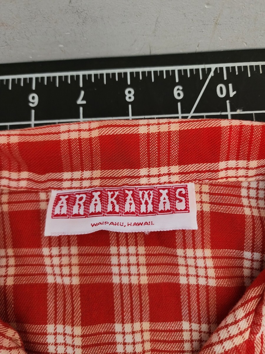 Vintage 70's PALAKA ARAKAWAS Store Hawaiian Shirt Aloha RARE