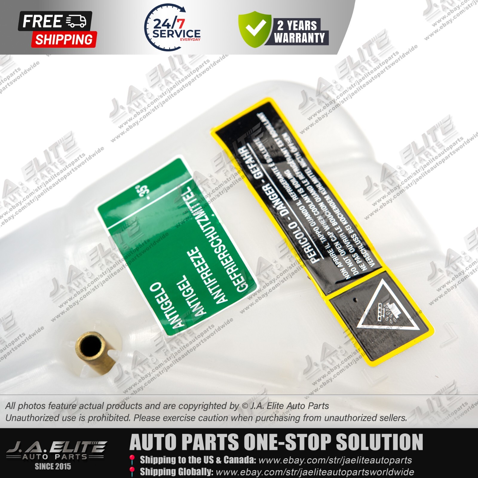 Genuine Expansion Tank fits Maserati Granturismo Grancabrio Quattroporte 296547