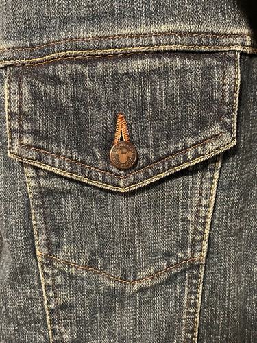 Vintage Mickey Mouse Denim Jean Jacket “Since 1928” DS Exclusive XL Bedazzled - Picture 12 of 16