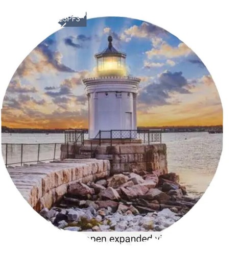 Lighted Canvas Wall Art  Sea Lighthouse Nautical, Ocean Decor spring/summer - Picture 4 of 4