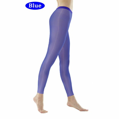 8D Women Ultra Elastic Shiny Glossy Stockings Footless Pantyhose Lingerie Tights - Picture 19 of 29