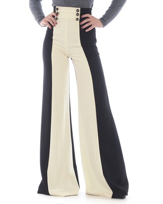 Pantaloni Elisabetta Franchi Jeans Trouser ITALY Donna Nero PA24891E2V244  685 | eBay