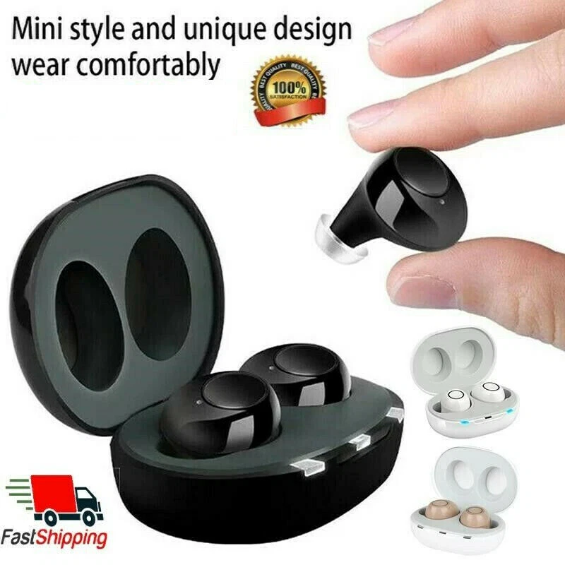 JINGHAO Hörgerät Digital In-Ear Enhancer Sound Voice Verstärker Wiederaufladbar DE