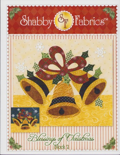 Quilt Patterns Spirit of Christmas Bells Angels Ornaments Complete Set of 9 RARE - Picture 4 of 13