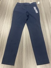 Old Navy Navy High Rise Pixie Secret Smooth Pockets Ankle Pants Size 0 NEW