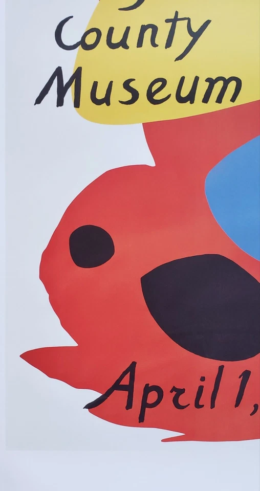 Alexander Calder Sammlerstück Los Angeles County Museum Of Kunst Poster Lacma - - Bild 4 von 4