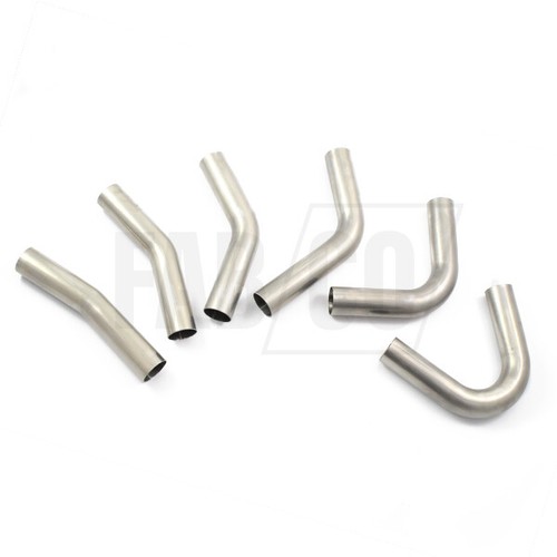 48mm STAINLESS STEEL MANDREL EXHAUST BENDS TUBE ELBOWS 15 30 45 60 90 180 DEGREE - Picture 1 of 7