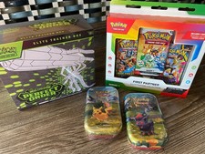 pokemon Tins, trading cards, mega evolution box