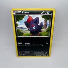 Zorua 70/114 Common Black & White Pokemon Moderately Played on eBay