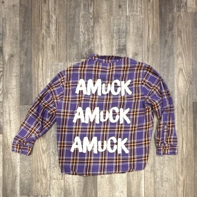 Disney Hocus Pocus Sarah Amuck Flannel Shirt Womens 2XL Purple Plaid Cakeworthy￼
