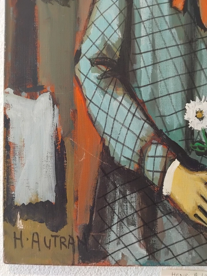 Huile Sur Toile HENRI AUTRAN  - Photo 2/4