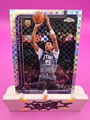 2025-26 Topps Chrome Update Ace Bailey X-Fractor