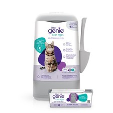 Litter Genie Easy Roll Pail 25 Piece Set Odor Control for Cat Litter Cleanup